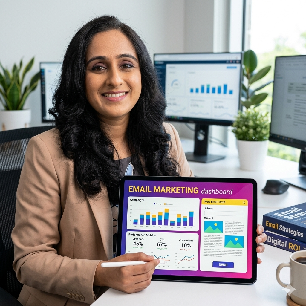 digital Marketing Consultant in Trivandrum showing Email marketing